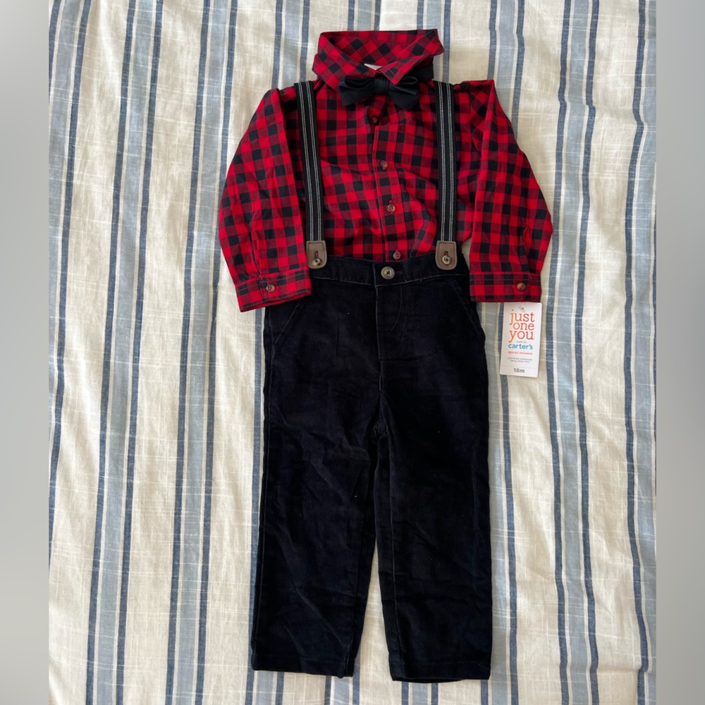 NWT Carter’s Buffalo Plaid set